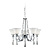 Светильник Colosseo 80702/5 ESMERALDA E14 5х60W хром