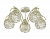 Светильник Colosseo 82703/5С BERNABO E14 5х40W 