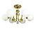 Светильник Colosseo 82801/6С NATALE E14 6х40W золото