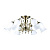 Светильник Colosseo 82403/6C LISABETTA E14 6х40W бронза