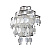 Бра Colosseo 80363/1W FLAVIA E27 1х60W хром